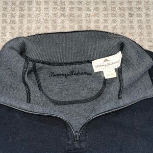 Tommy Bahama reversible quarter zip